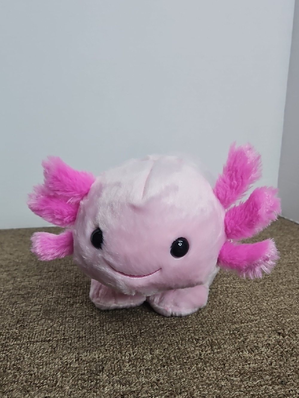 Pink Axolotl Build a Bear BAB Workshop Plush 18" Long Stuffed Animal